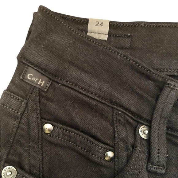 COH The Rocket High Rise Skinny Jeans Size 24 Premium Black Denim - Picture 5 of 15